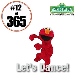 Day 12 of 365 Party With Elmo and Friends at Sesame Street Live Legs Dance - January 12 2015 #365TC