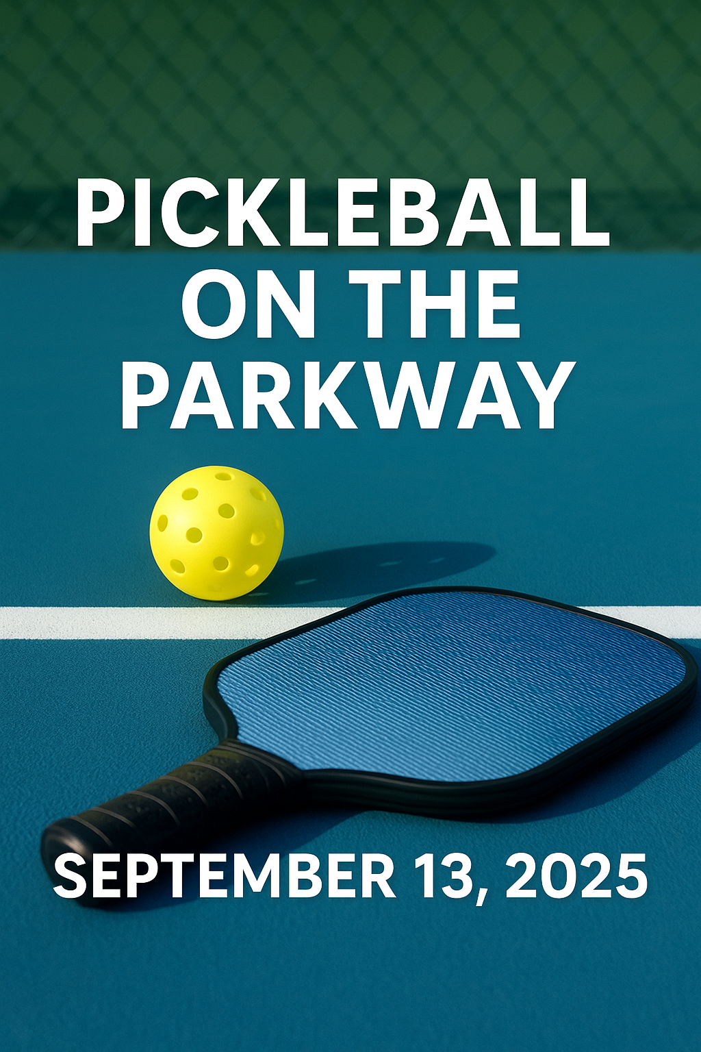 Pickleball on the Parkway - September 2025