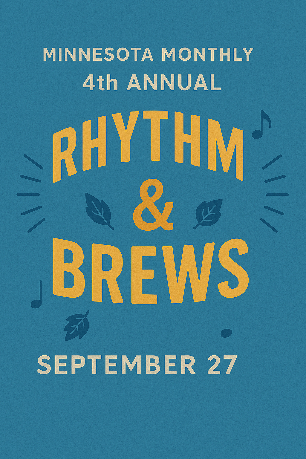 Minnesota Monthly Rhythm and Brews sep 27