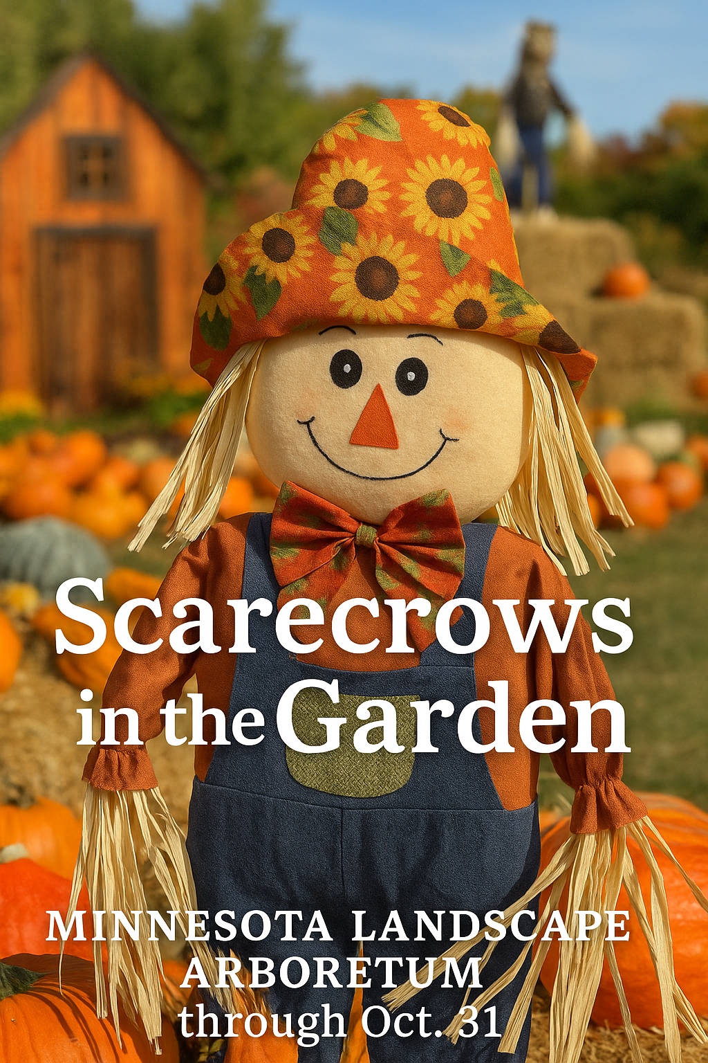 Scarecrows in the Garden at the Minnesota Landscape Arboretum