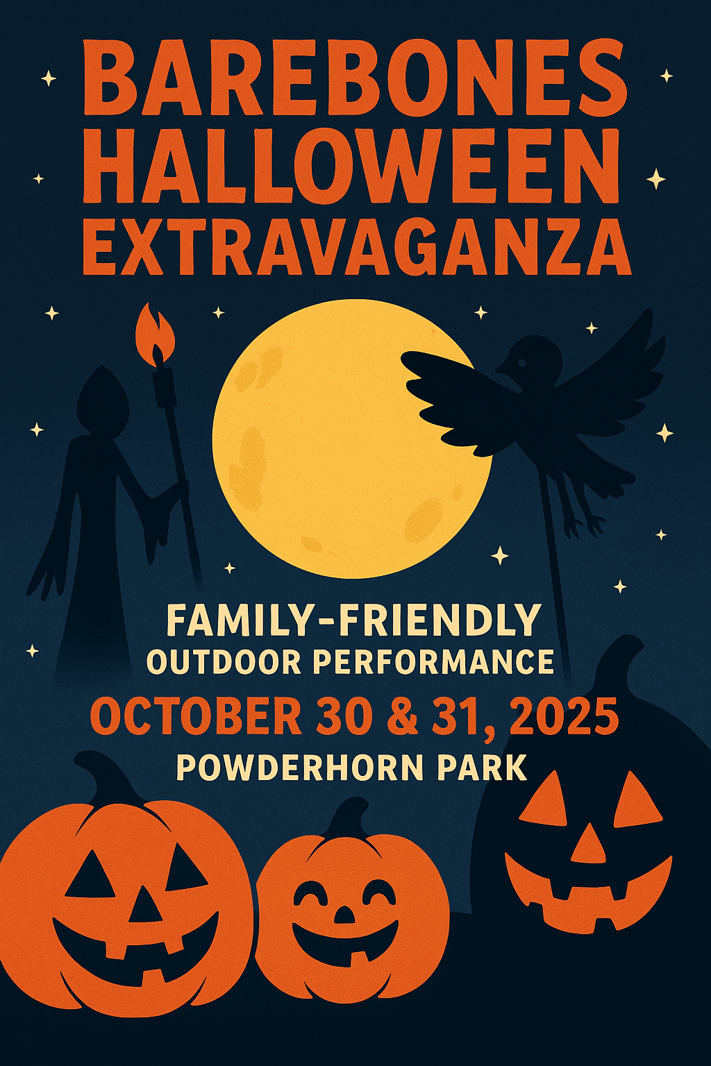 Barebones Halloween Extravaganza in Powderhorn Park 2025