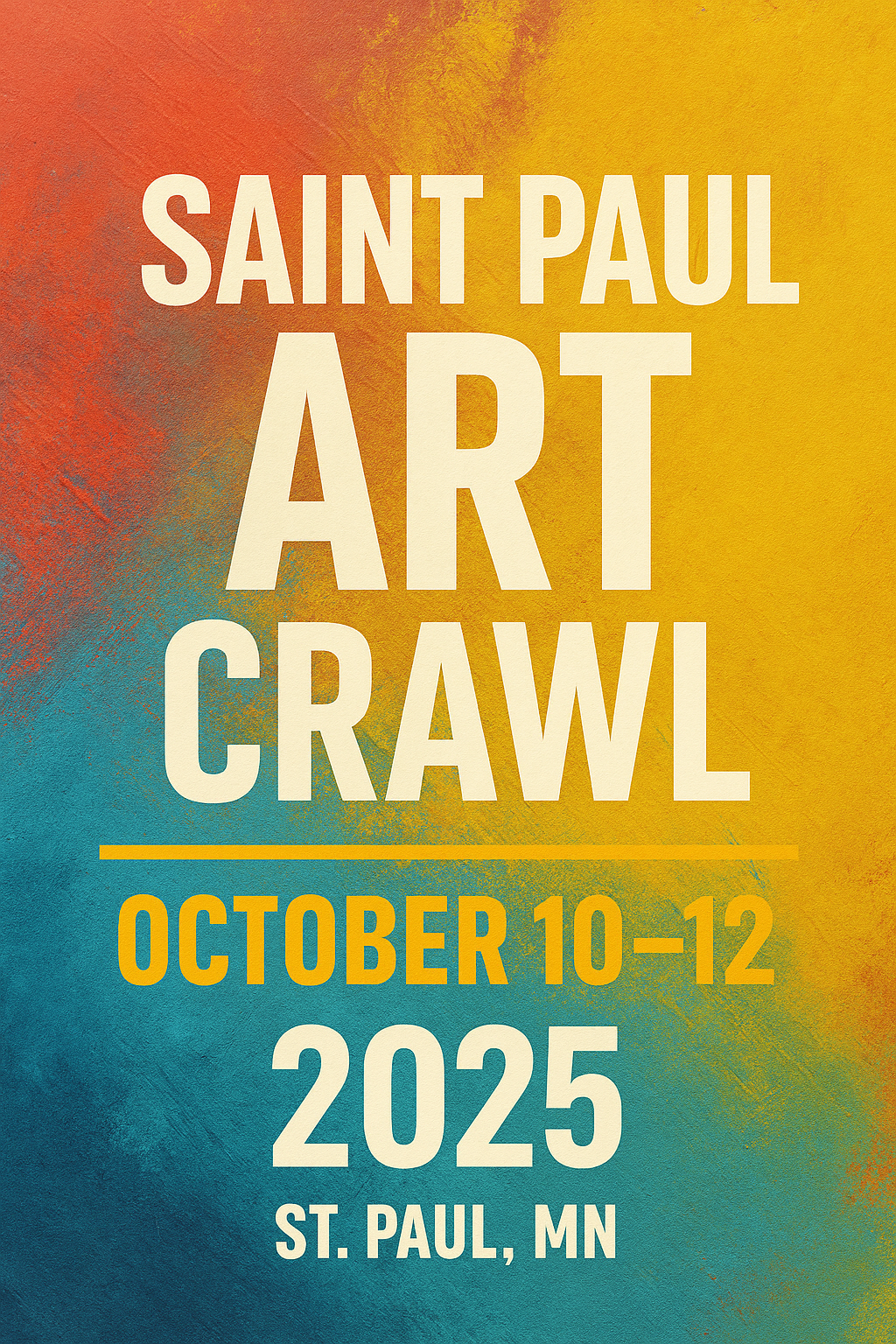 Saint Paul Art Crawl Oct 10-12 2025