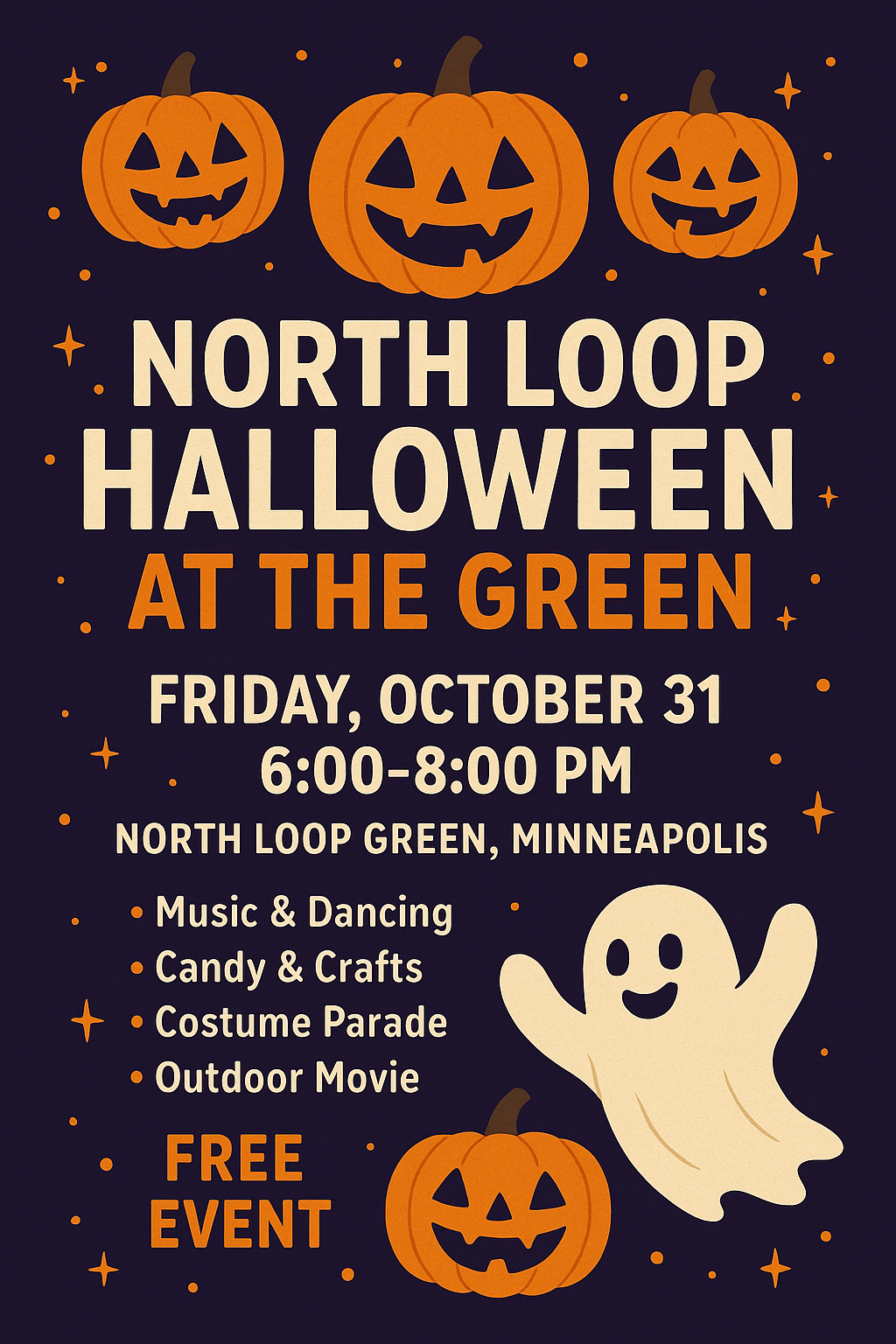 north loop halloween at the green