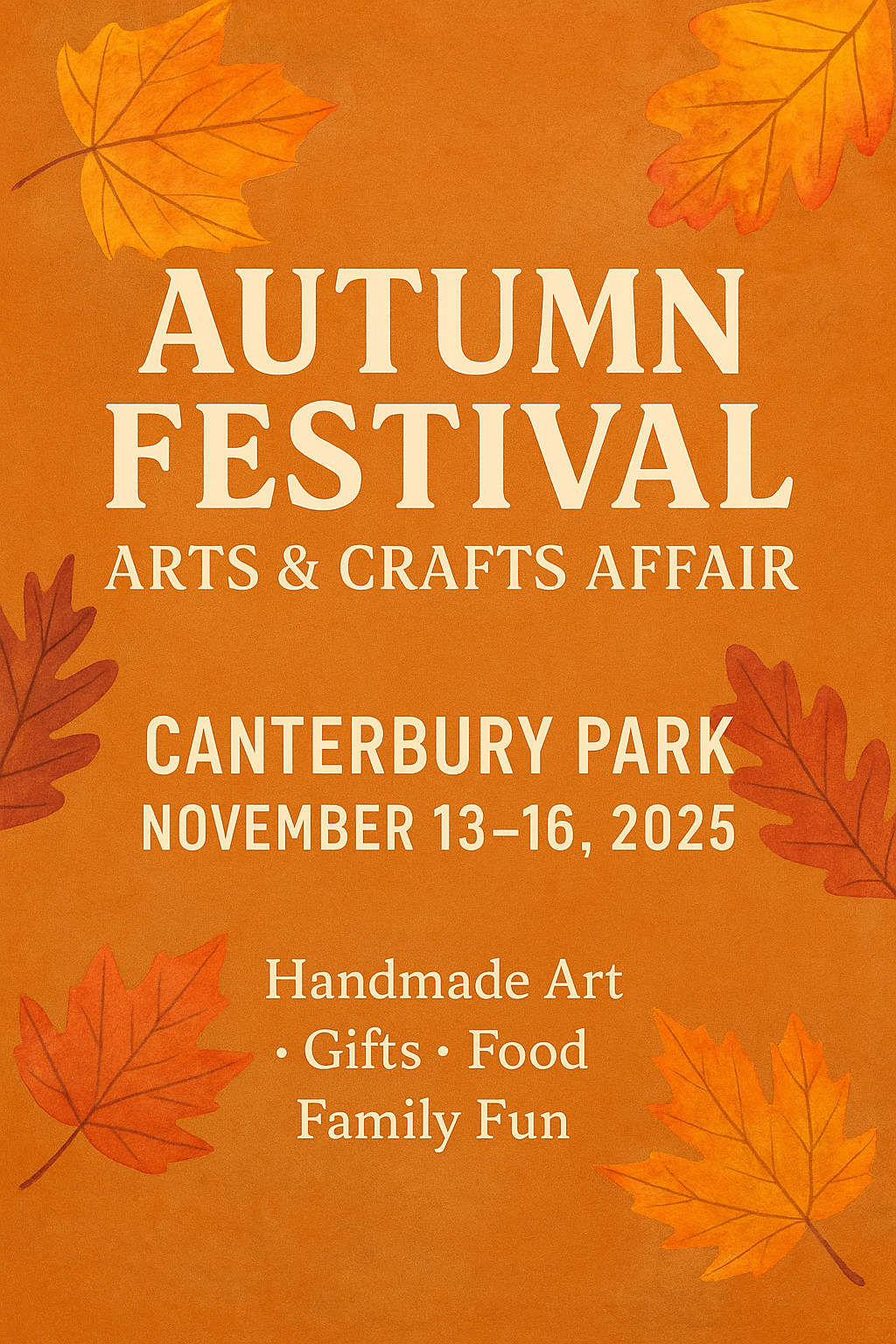 Autumn Festival Arts and Crafts Affair Canterbury Park 2025