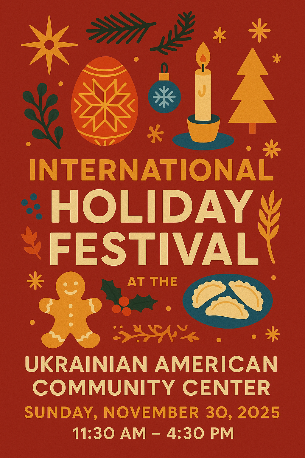 International Holiday Festival at the Ukrainian American Community Center