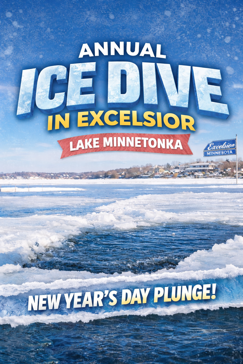 Annual ALARC Charity Ice Dive in Excelsior
