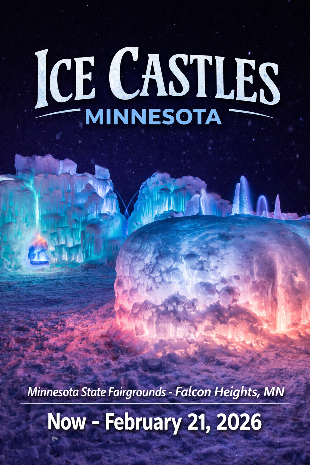 Ice Castles in Minnesota