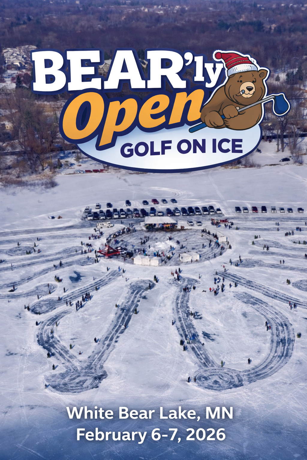 BEARly Open Golf on Ice Unique Winter Event on White Bear Lake