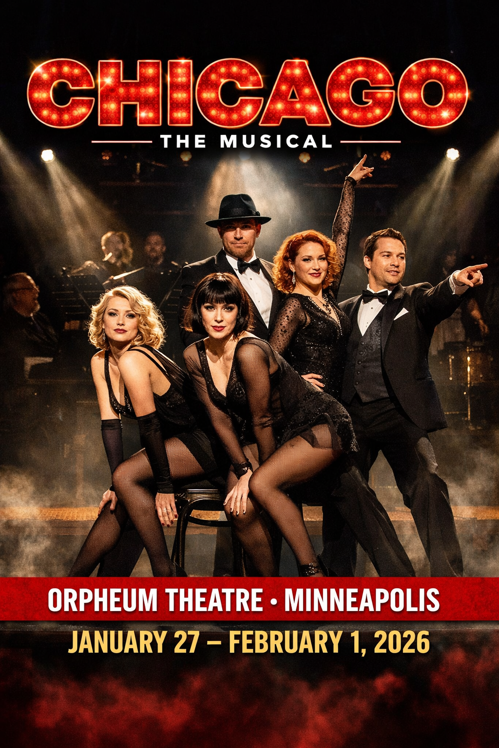 Chicago the Musical Minneapolis Orpheum Theatre January 2026