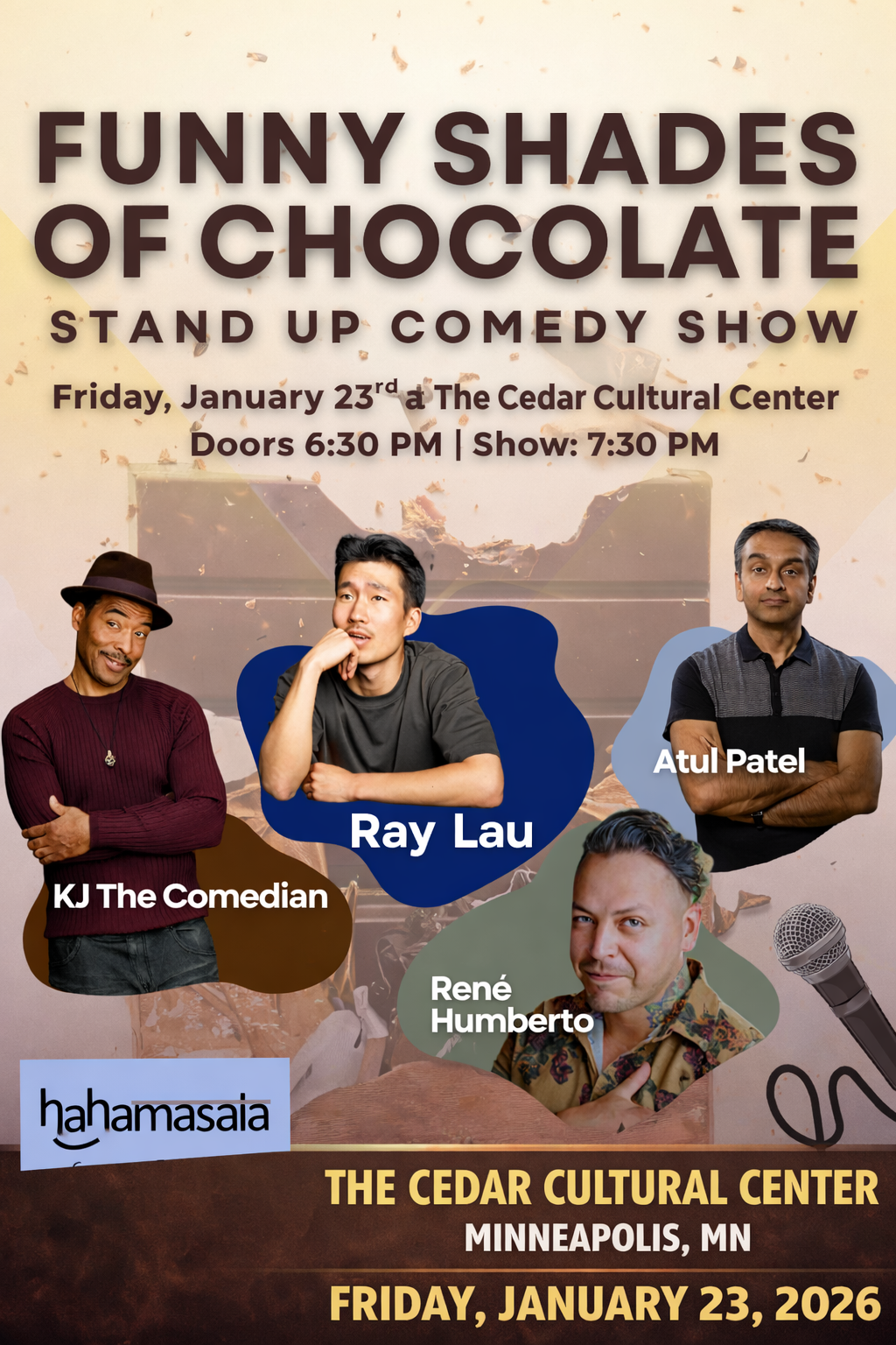 Funny Shades of Chocolate Comedy Show in Minneapolis 2026