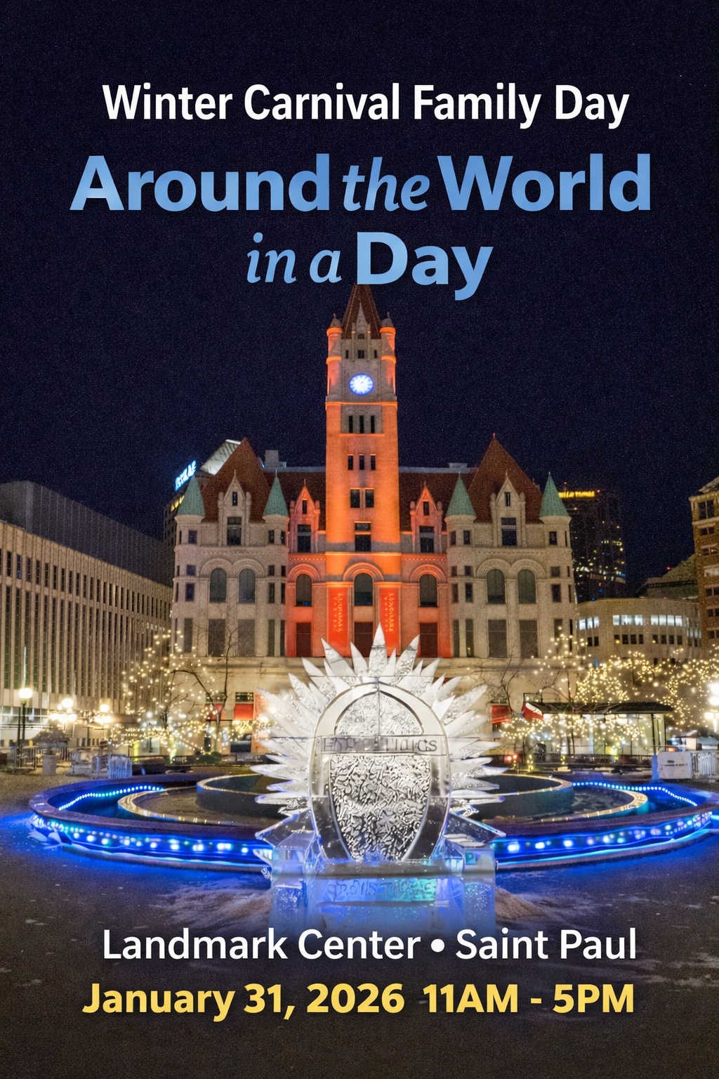 Winter Carnival Family Day 2026 Around the World in a Day St. Paul