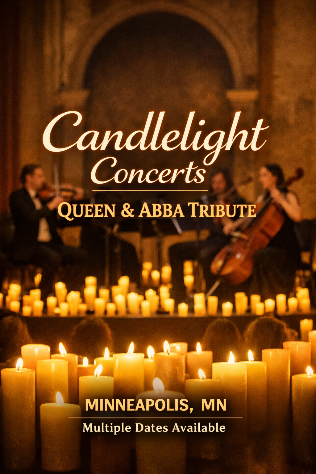 Candlelight Concerts in Minneapolis – Queen and ABBA’s Epic Tribute