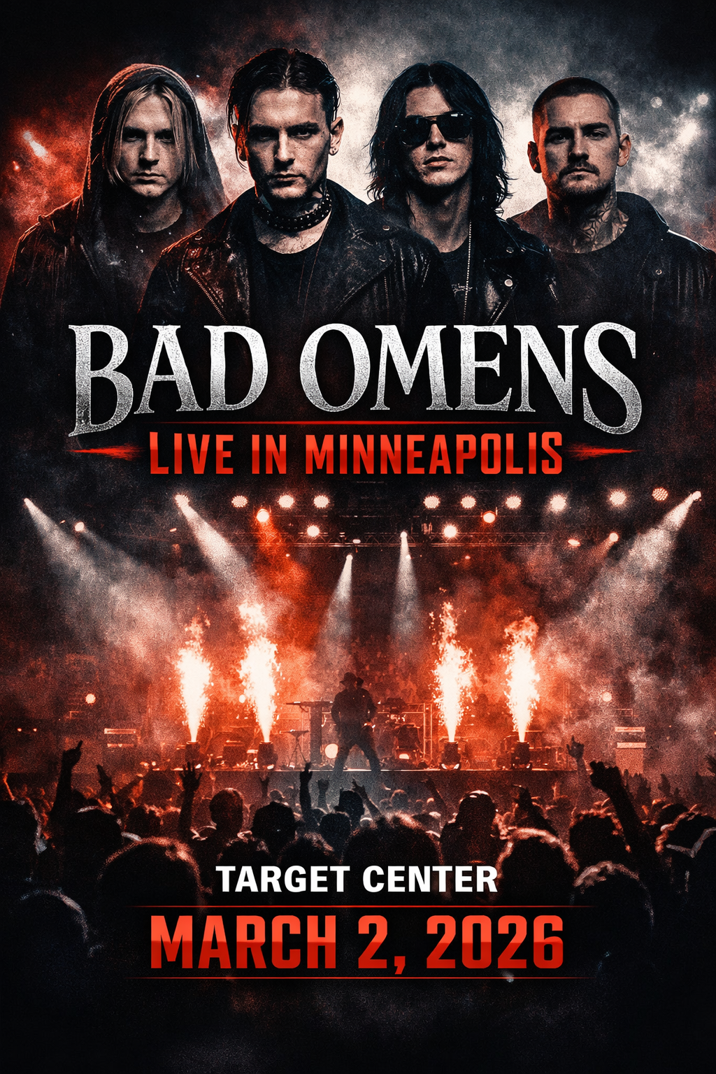 Bad Omens Live in Minneapolis at Target Center