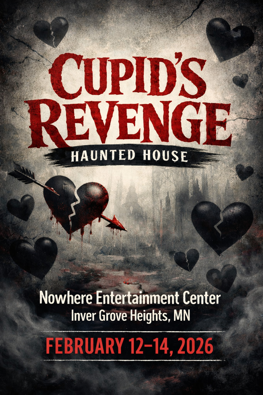 Cupid’s Revenge Haunted House – Valentine’s Day Horror in the Twin Cities