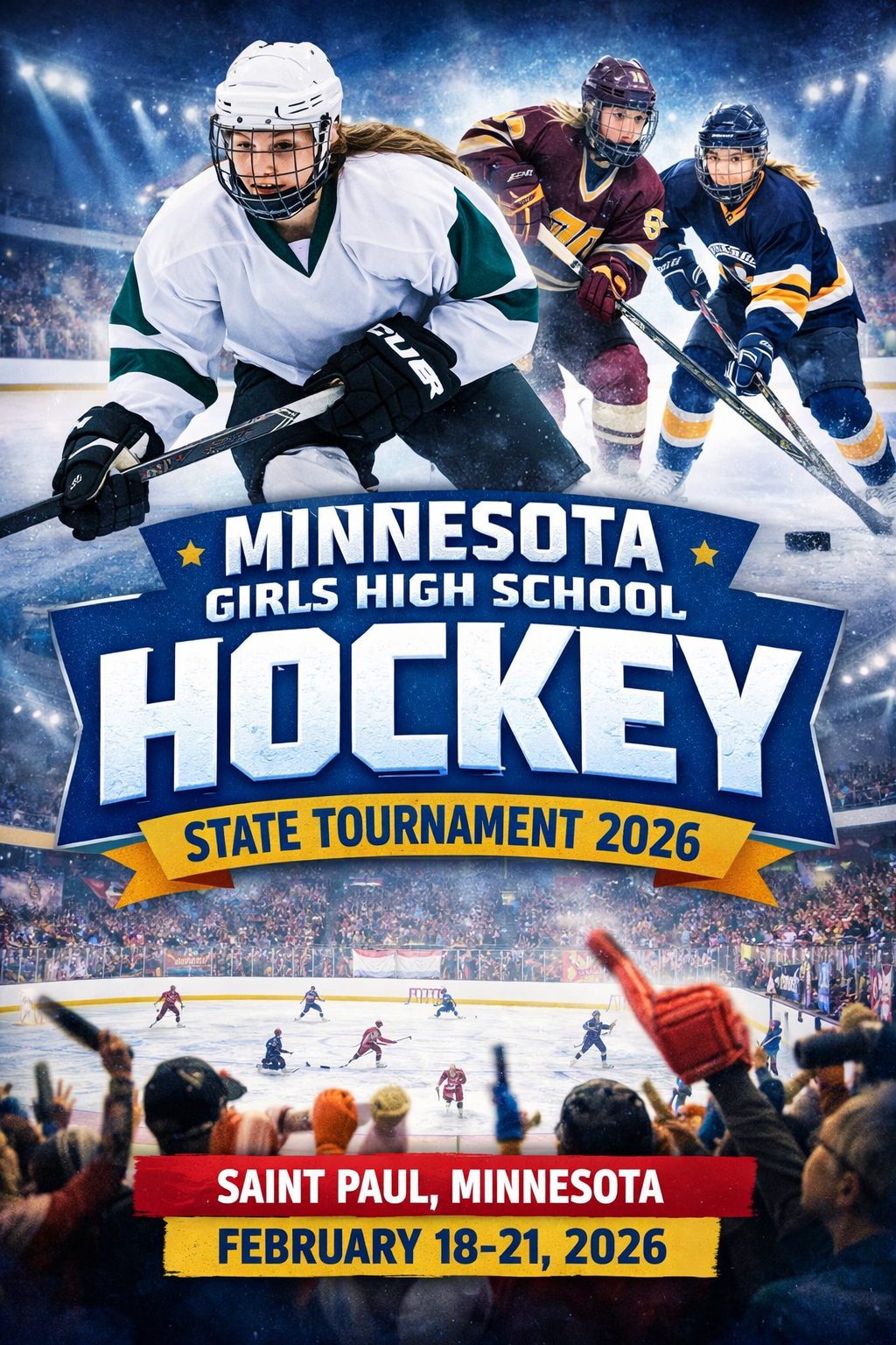 Minnesota Girls High School Hockey State Tournament 2026