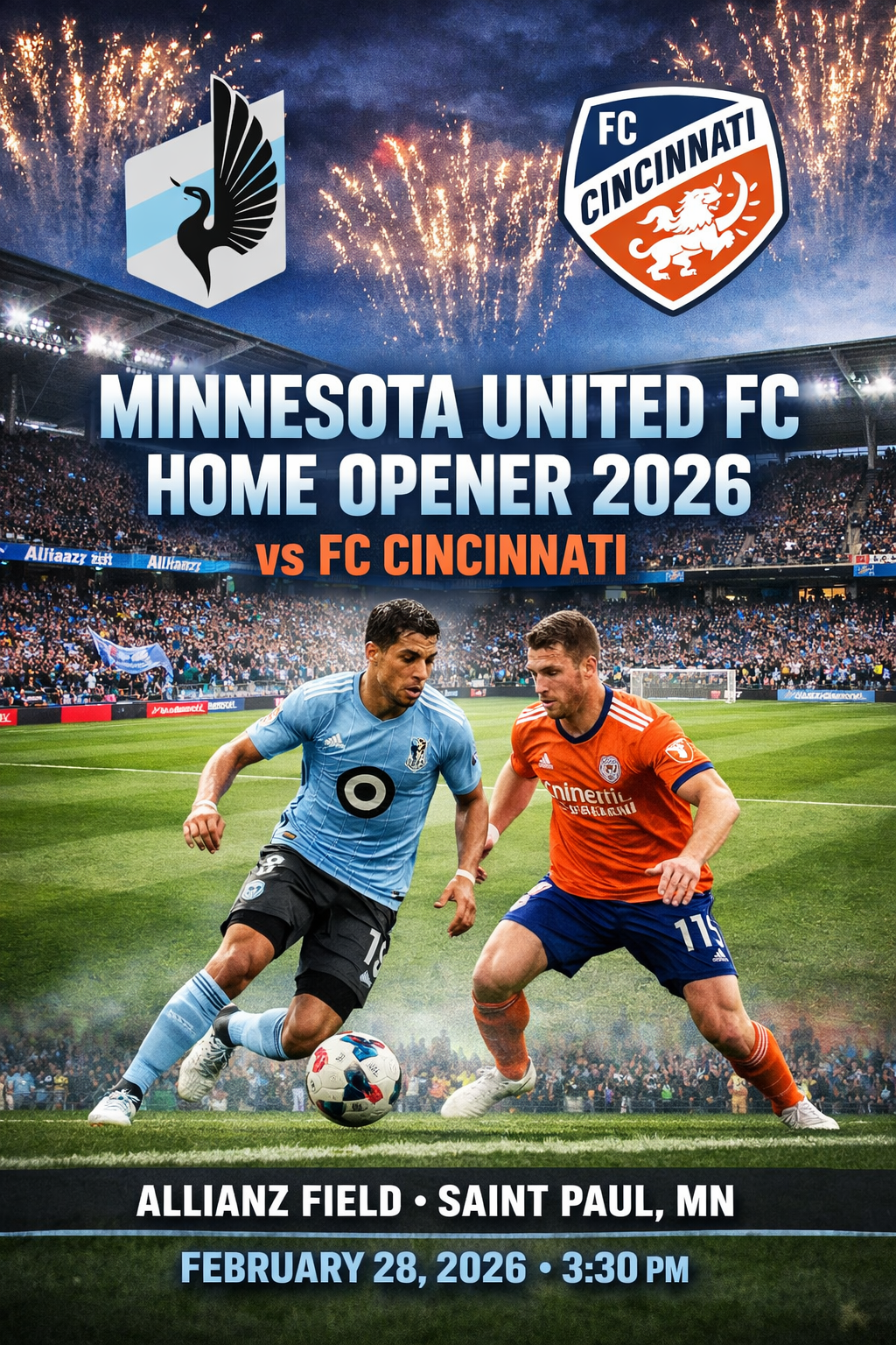 Minnesota United FC Home Opener 2026