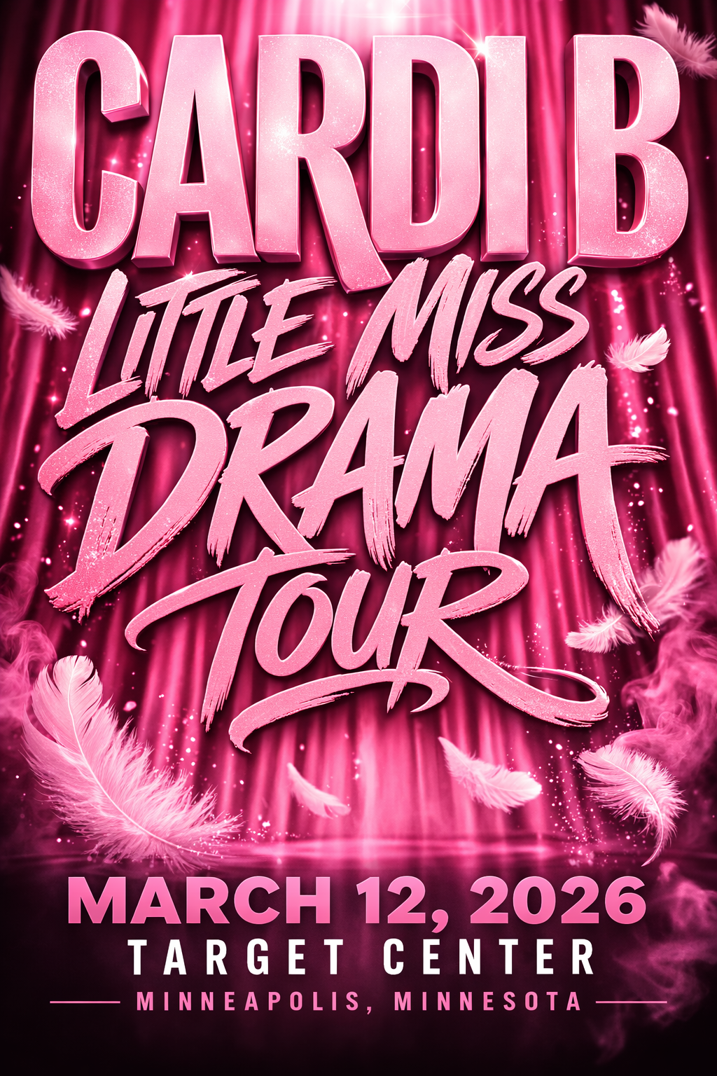 Cardi B Minneapolis 2026 Concert at Target Center