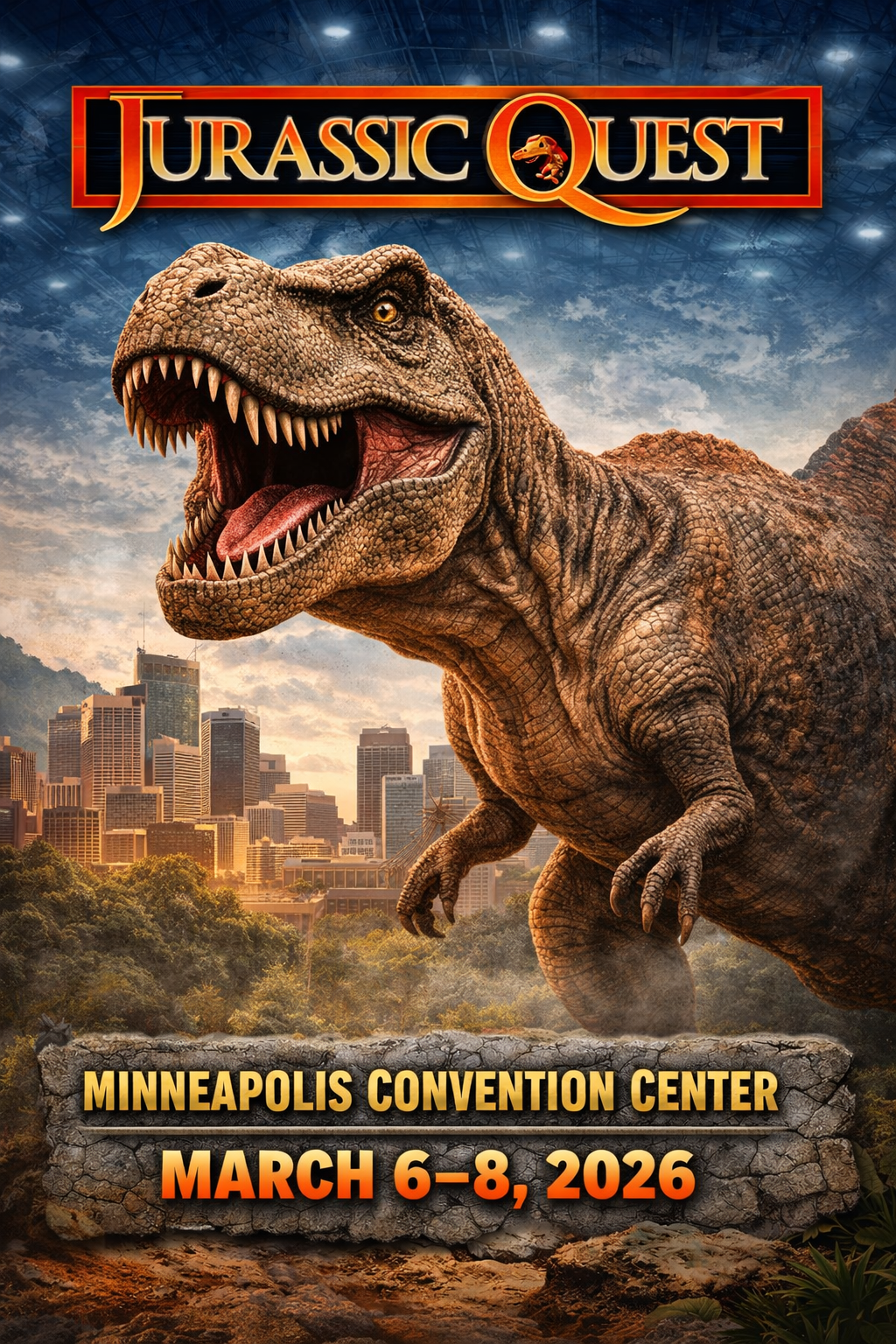 Jurassic Quest Twin Cities 2026 Dinosaur Adventure at Minneapolis Convention Center