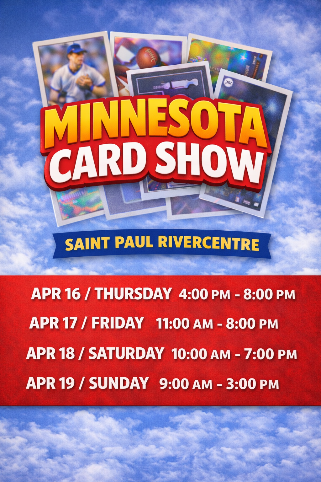 Minnesota Card Show St. Paul 2026 at the RiverCentre Twin Cities Events